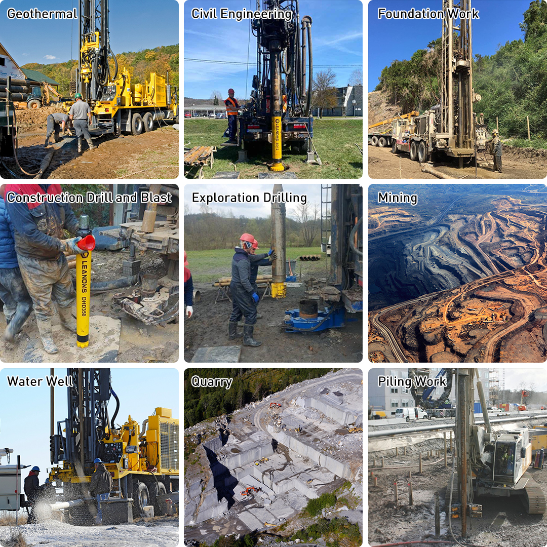 Applications of Rock Drilling Tools