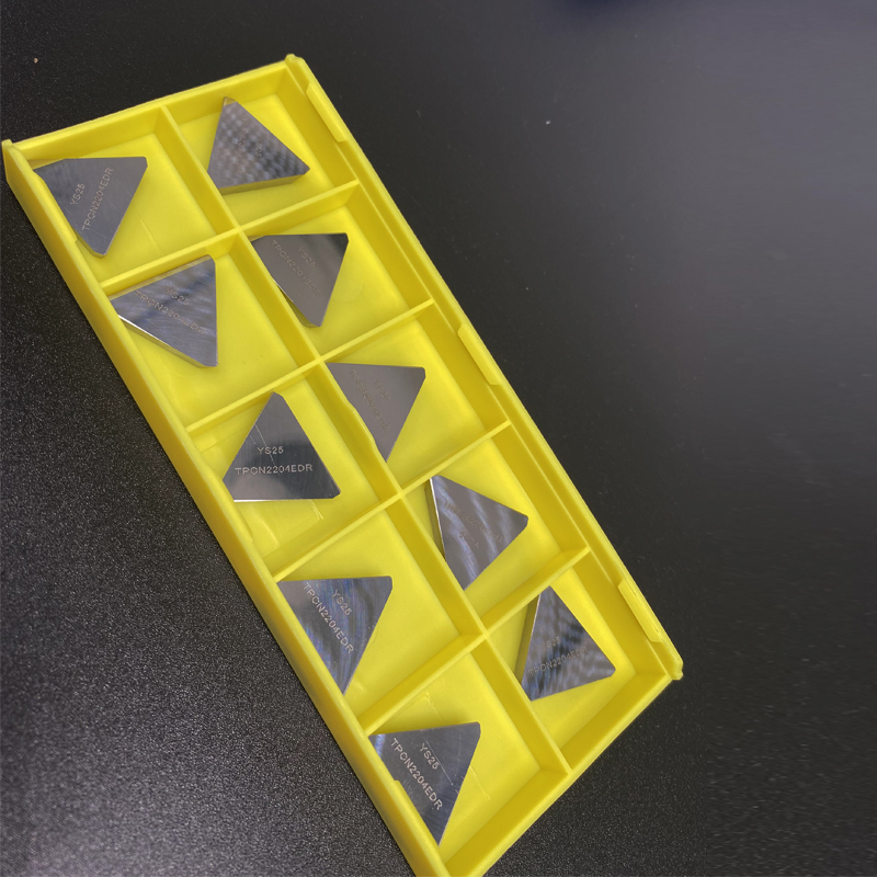 High Temperature Resistance Turning Insert Ys25 Tools Cutting Tool Triangle Inserts Milling