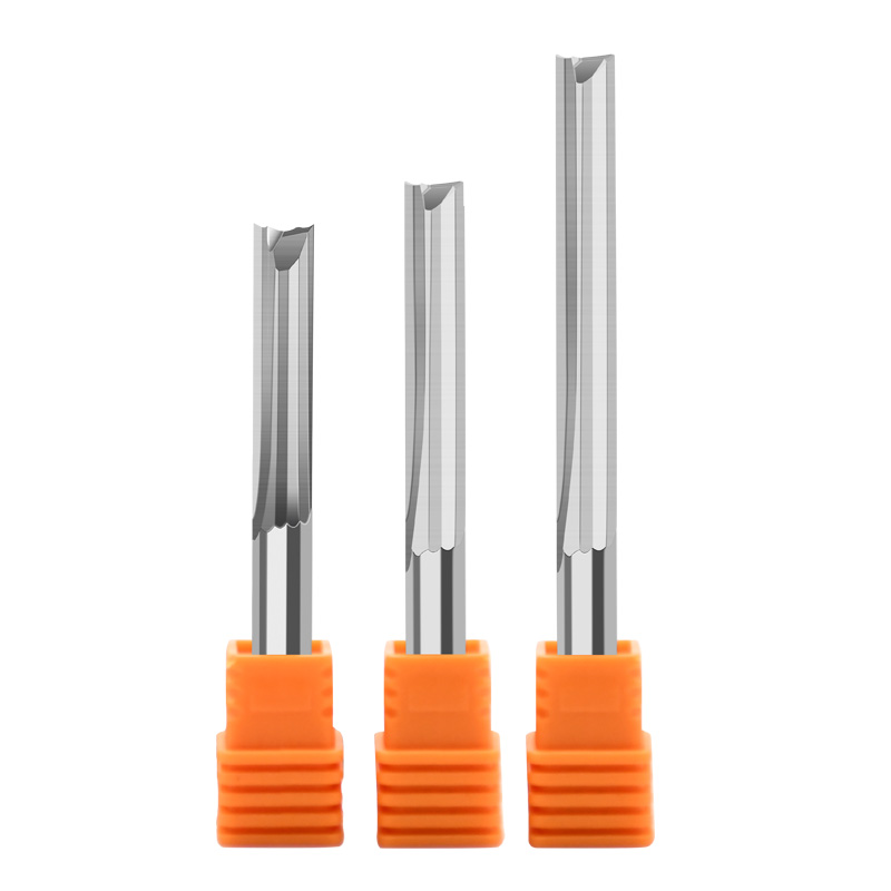 CNC Woodworking Router Bit - 3.175/4mm Double Flute Straight Groove Cutter MDF Cutting Tool