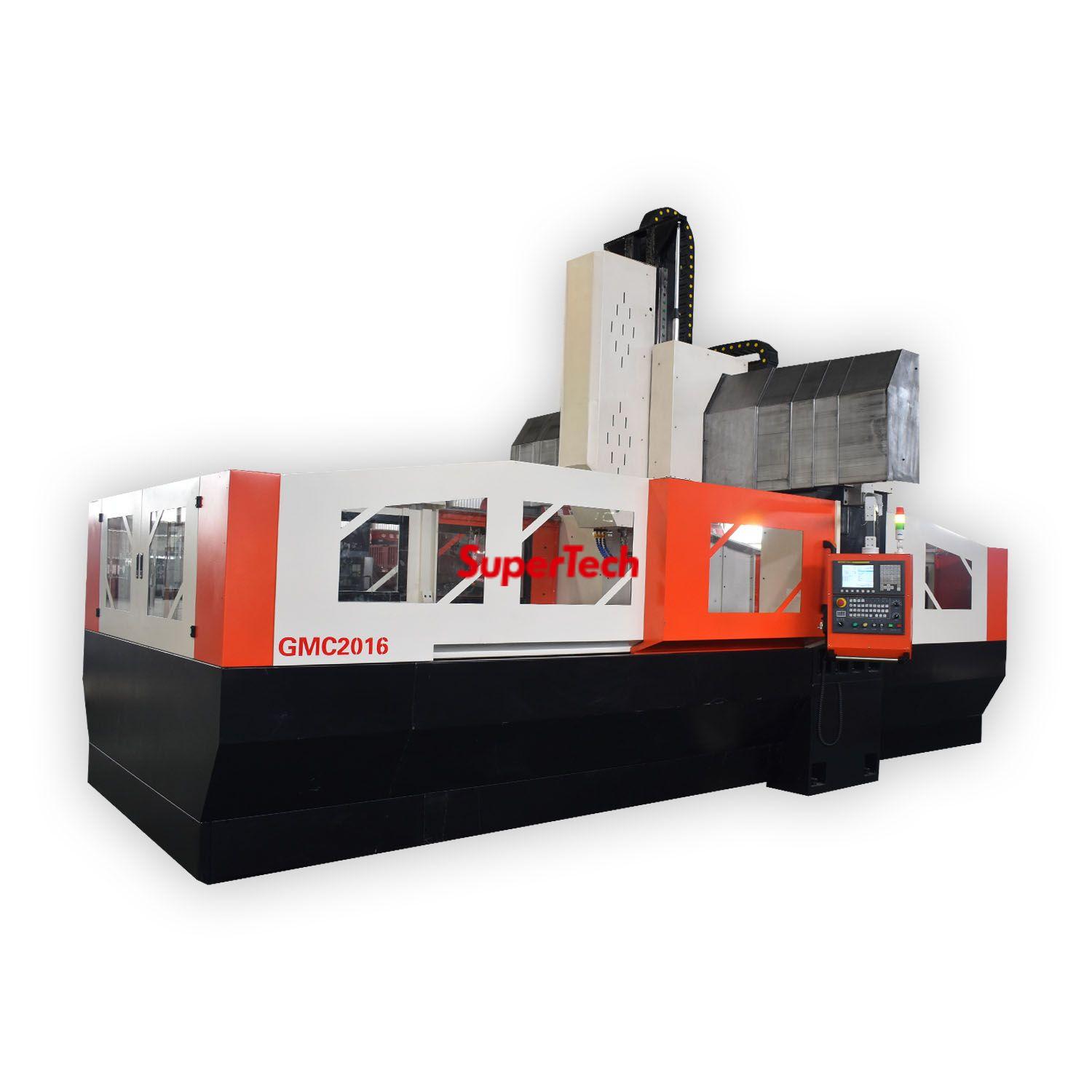 Supertech GMC2016 Vertical Gantry Machining Center | 2200x1600mm Travel | BT50 | High Rigidity Bridge-Type | for Mold Aerospace