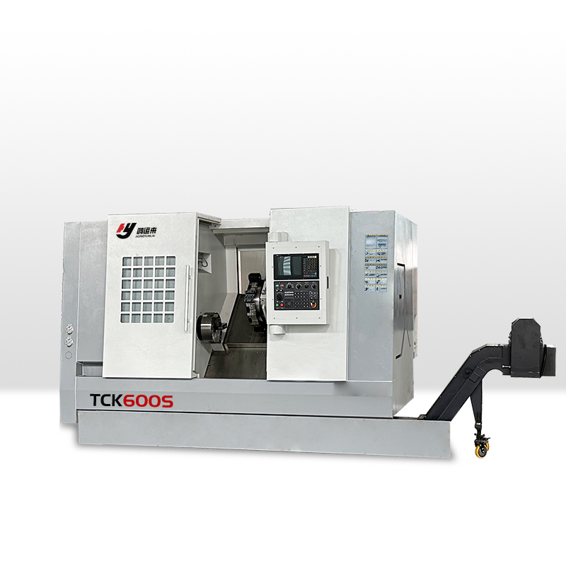 Tck600s CNC Turning Lathe Industrial Disc Machining System