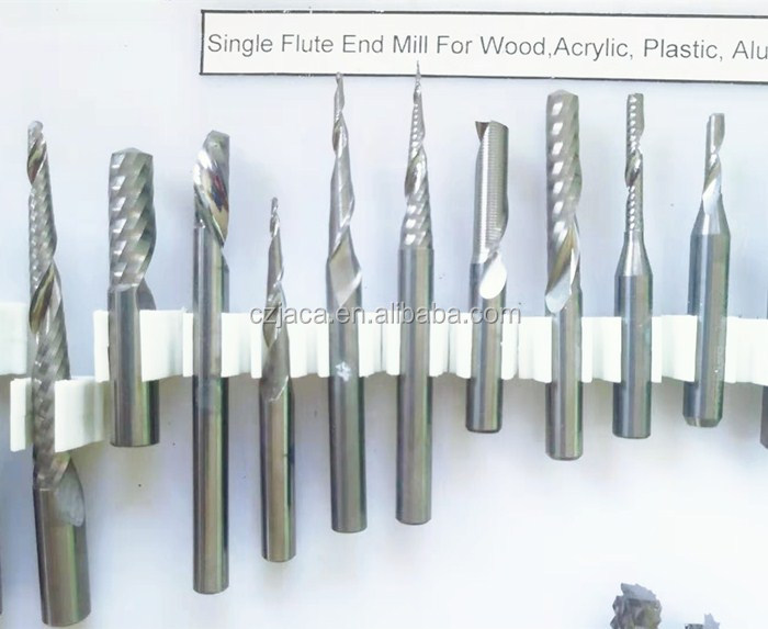 Tungsten Carbide Material and Up&Down Cut One/Single Flute Spiral Router Bits CNC Milling Cutter
