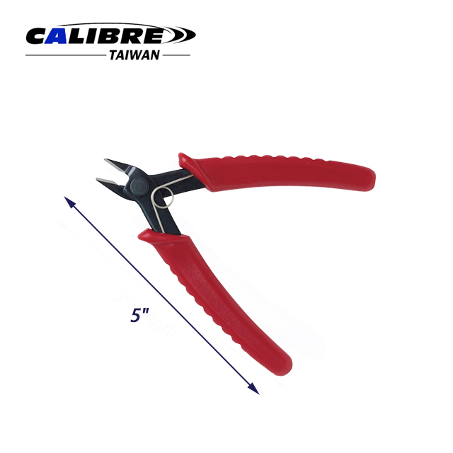TAIWAN CALIBRE 5" Precision micro Wire Cable Cutter Plier with Internal Spring
