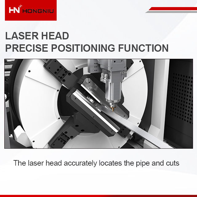 Hongniu Ultra High Speed Water Cooling Cypcut Metal Fiber Laser Tube Cutting Machine For Metal Pipe And Tube