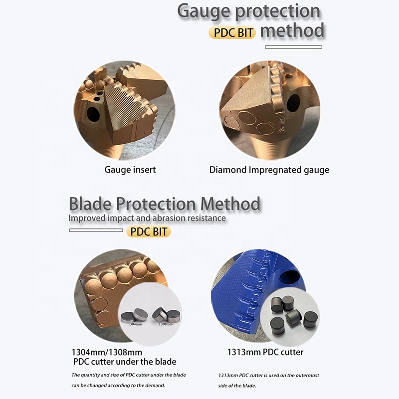 Customized PDC Drill Bit Price Deep Drilling PDC Bit Mining Exploration Downhole Tools