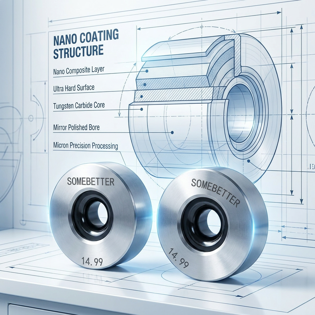 Nano Coating Carbide Wire Drawing Die Tungsten Carbide Drawing Die For Metal Wire Manufacturing