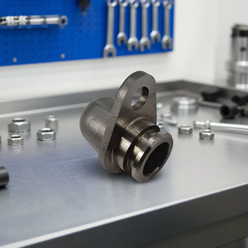 Precision CNC Machined Stainless Steel Hydraulic Adapter Product View 1