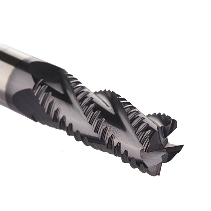 Tungsten Solid Carbide HRC50 HRC55 HRC65 Flat Square End Mill Milling Cutter Corner Radius End Mill Drill Bit Rougher End Mill