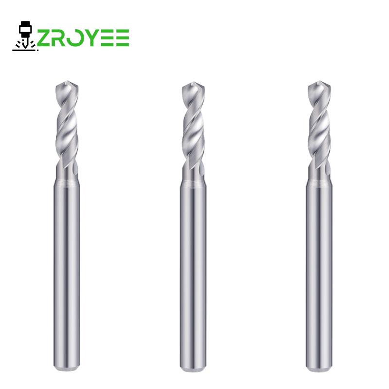 Solid Carbide 4 Flutes Twist Drill Bit TiN TiAlN Coated &amp; Uncoated OEM for Stainless Steel Carbon Steel Aluminum 0.1 20mm