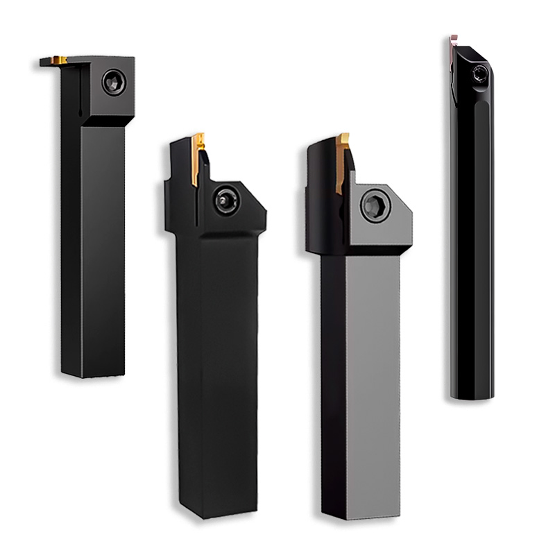 High Precision Face Grooving Holder for Deep Slot Machining Anti-Vibration Parting Tooling