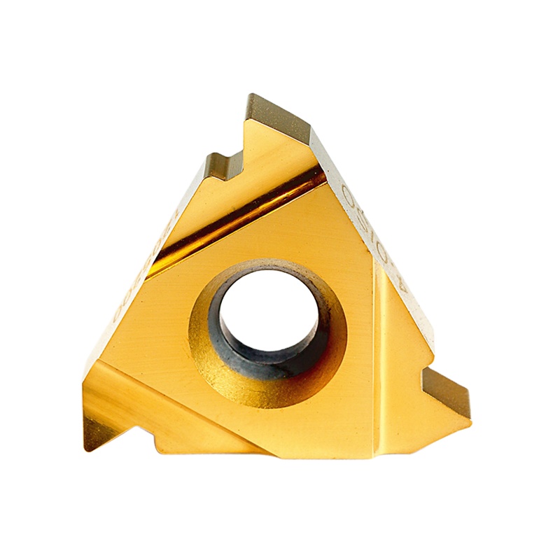 Chengdu Carbide Cutting Tools ISO Threading Inserts Tungsten Material TiN TiAlN Coating Stainless Steel Workpiece