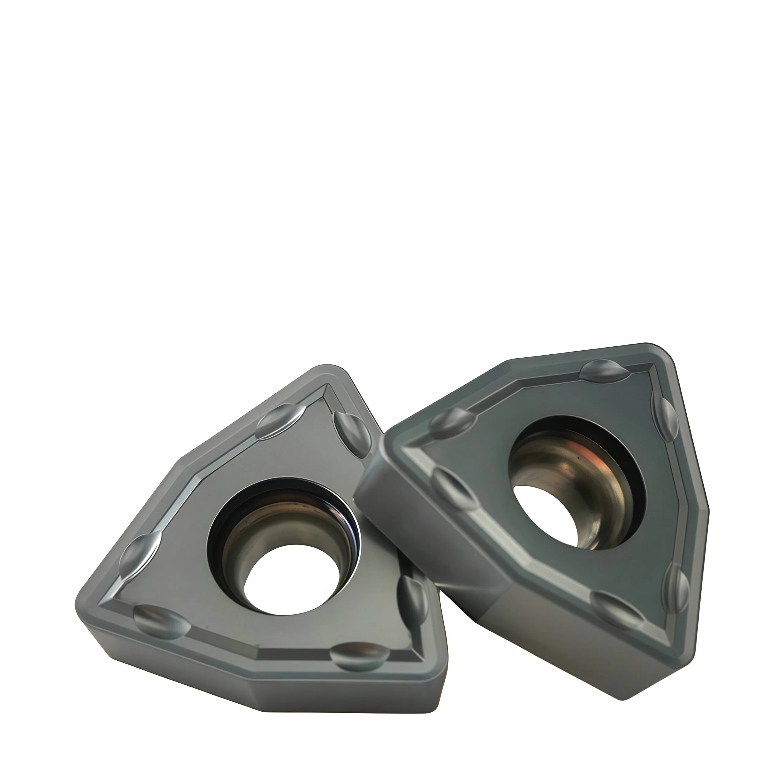 WCMX040304 Carbide Insert Indexable Drill Tool Tialn/Tin/Tic Coatings HRC20-60 Hardness High Efficiency Drilling for CNC