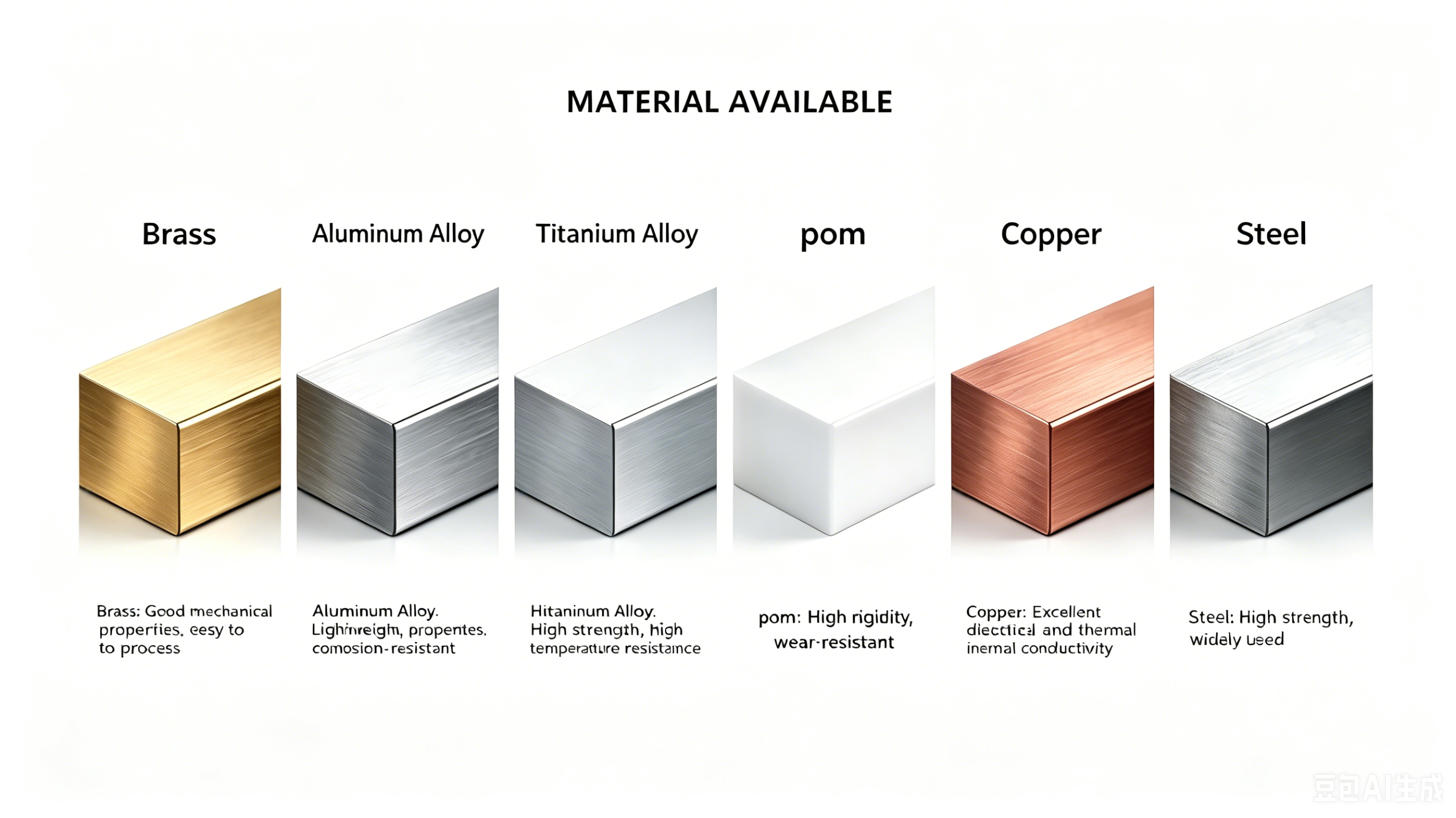 Metal Milling CNC Machine Tool Parts Kit Precision Stainless Steel And Brass Processing Factory Non-Standard Components