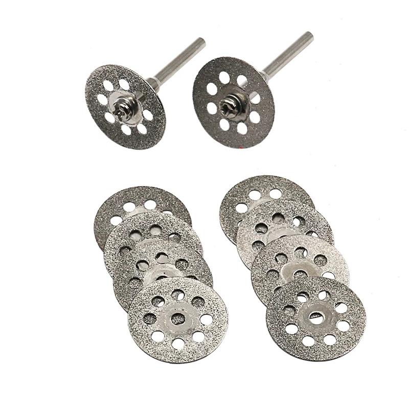 LUBY Industrial Mini Cutting Disc Tool Rotary Accessories Diamond Grinding Wheel Abrasive Dual Sided Edge Coated 22mm OEM for