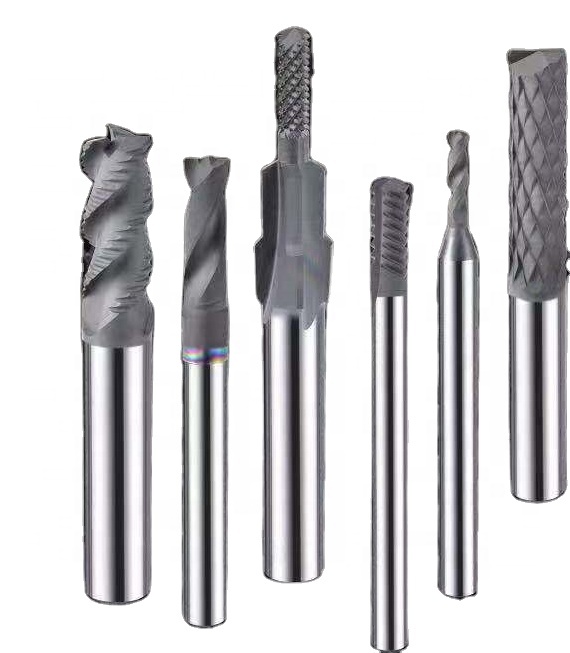 CVD Diamond Coated End Mill Cutting Tools for Graphite/CFRP Machining