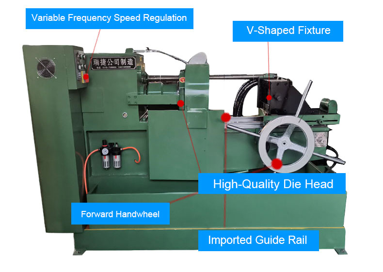 CNC Threading Machinery Side View