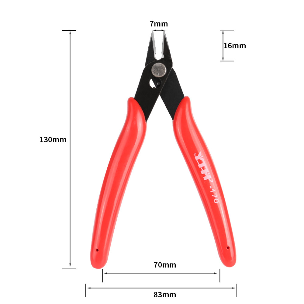 YTH High Quality 5" Micro Shear Flush Cutter Wire Cutters Precision Electronic Flush Cutter Jewelry Pliers Jewelry Making Tools