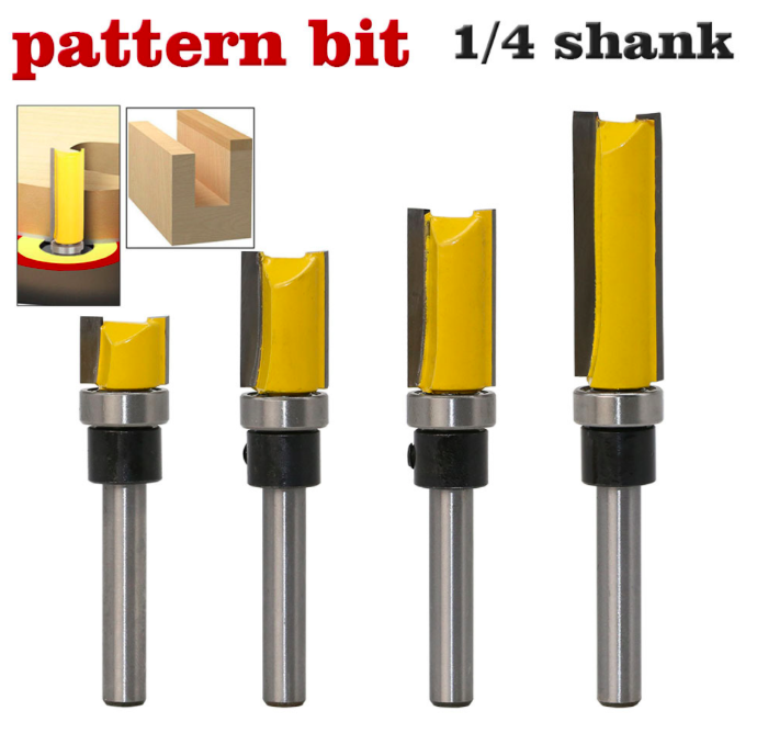 Template Trim Router Bit