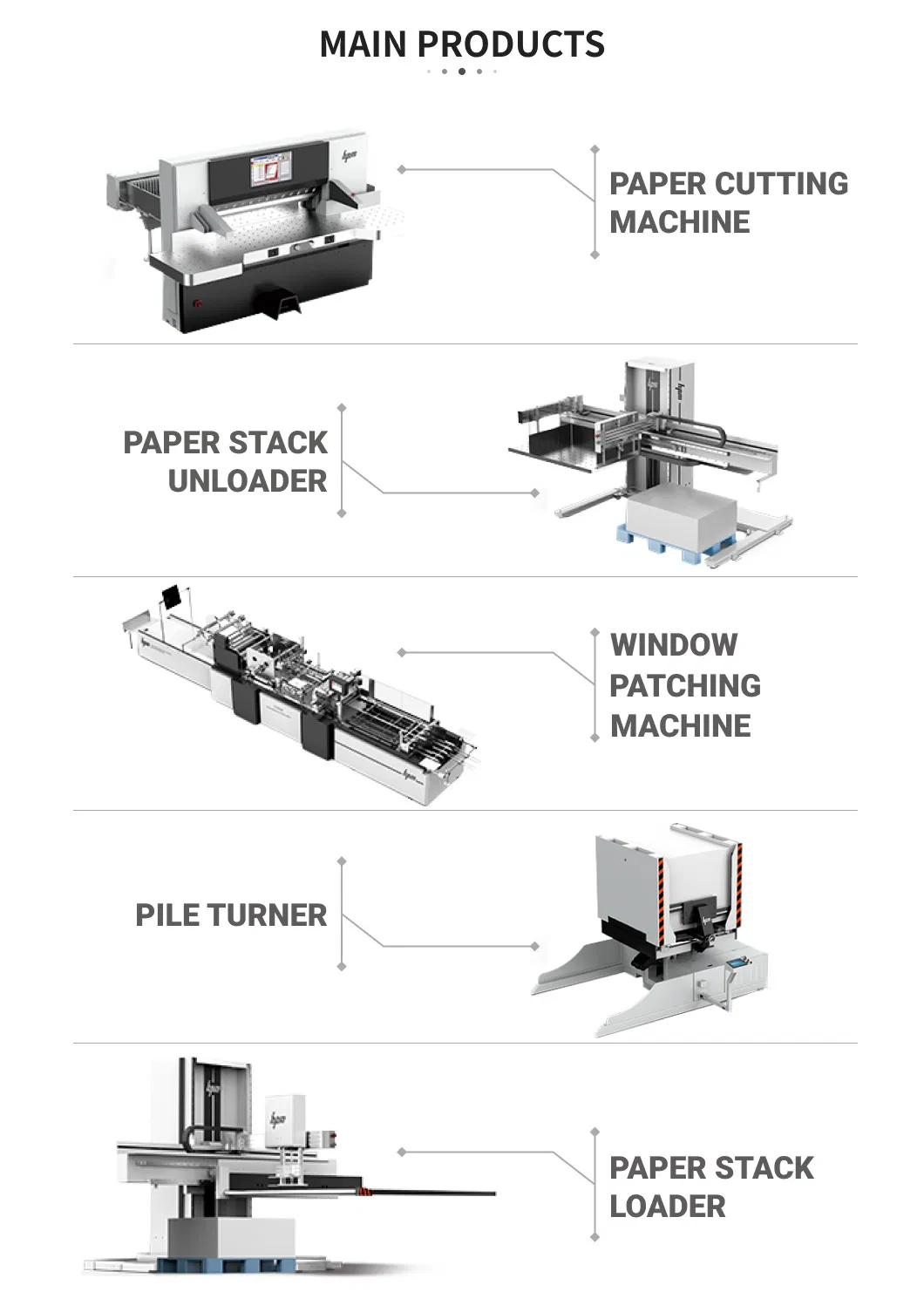 Heavy Duty High Accuracy Automatic Ccomputerized Paper Cutting System for Industrial