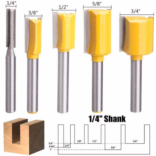 Straight Wood Router Bit