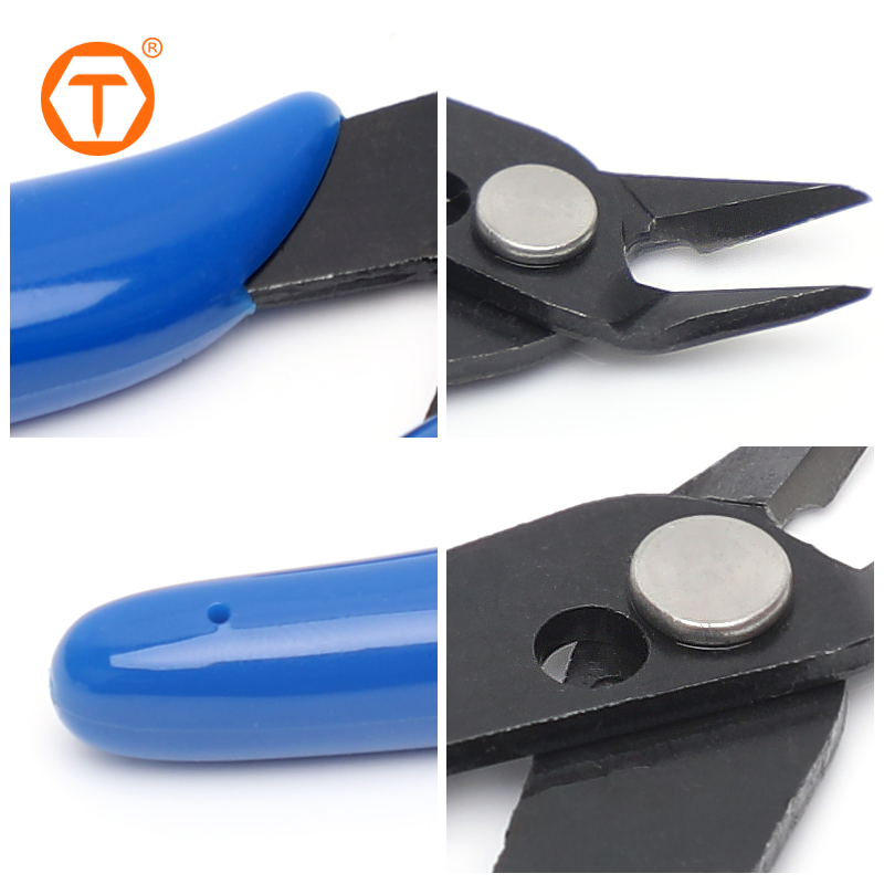 Micro Custom Wire Cutters Precision Flush Cutter Zip Tie Cutter Single Blade Nipper Tool Mini Electronic Side Cutting Pliers