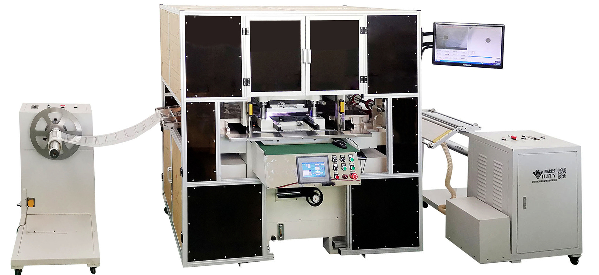 Automatic CCD Camera Die Cutting Machine for Membrane Switch Printing High Precision Cutter Equipment System
