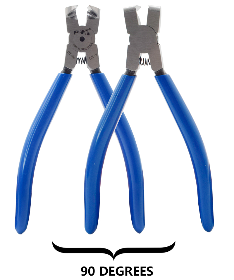 High Carbon Steel Precision Gate Cutters Thin Blade Micro Side Nippers for Plastic Model & Electronics Precision Work