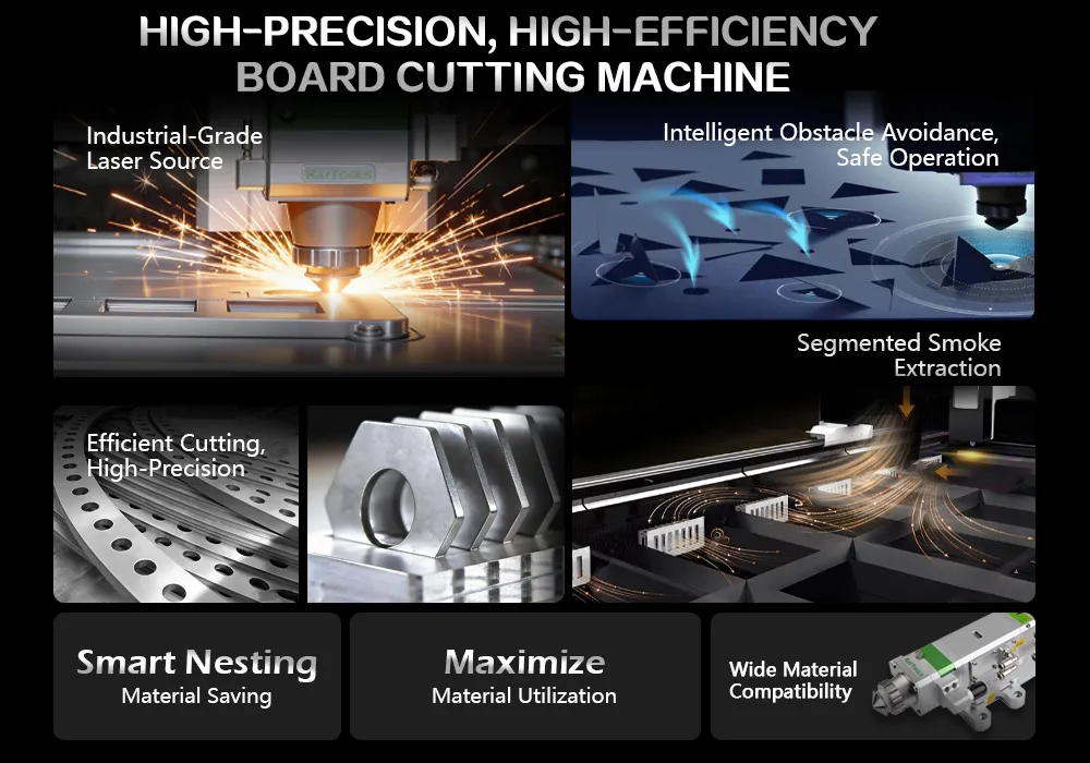 Integrated Laser Cutting System for Heavy-Duty Plates and Tubes for Industrial Metal Cutting