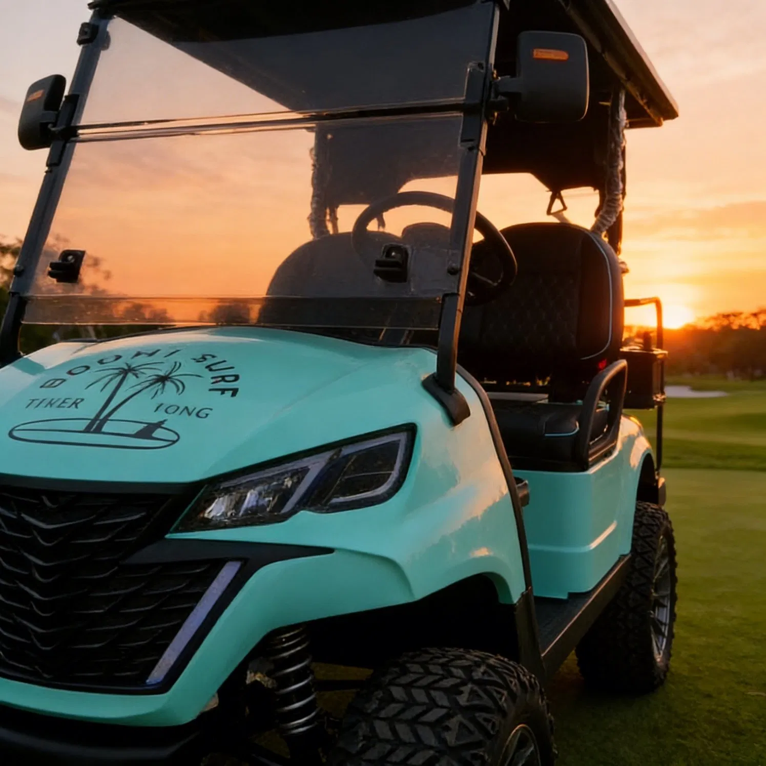 Luxury 4 Passenger Electric Golf Cart for Club &amp; VIP Transportation