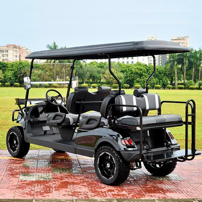 48V 60V Battery Operated 2024 2025 New Model Style 6 Seats Utility Golf Carts New Energy Sightseeing Bus Club Golf Cart Golf Car
