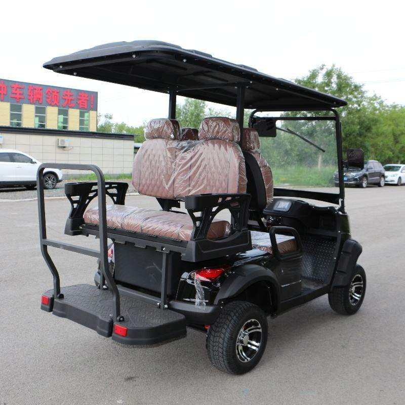 Premium Classic Electric Sightseeing Car Luxury Vintage Golf Cart for Theme Parks with EEC &amp; DOT Certificates