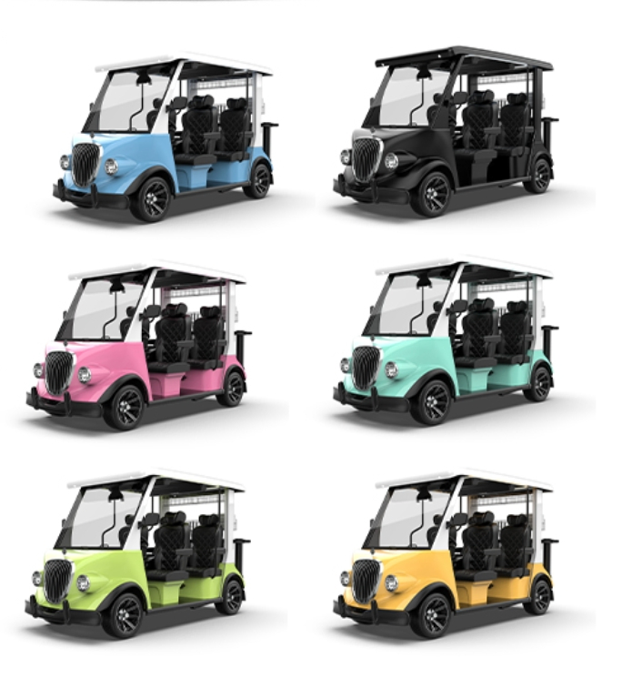 Electric Golf Cart Detail
