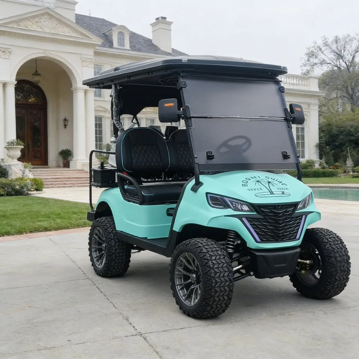 4 Seater Electric Golf Cart/Golf Car Factory Direct with Lithium Battery