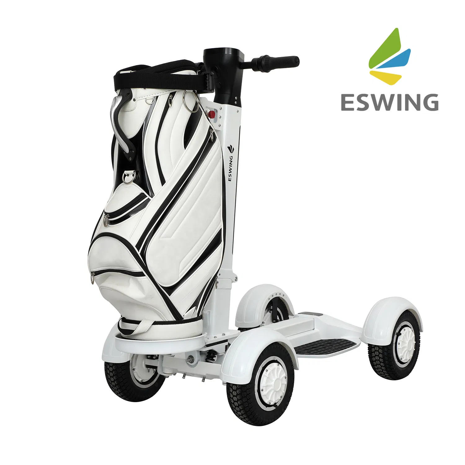 21ah Long Range Foldable 10 Inch Electric Golf Buggy Scooter Carts