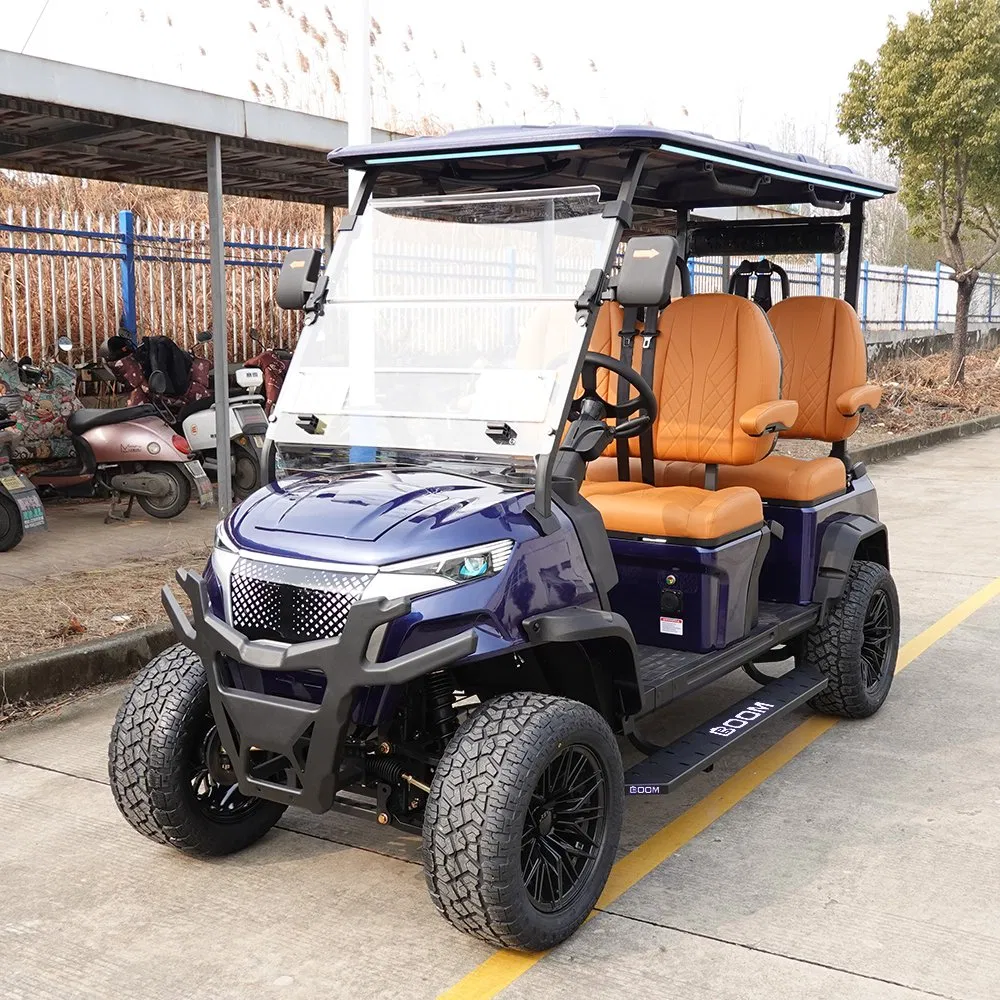Electric Sightseeing Hungting off Road Club Car 2/4/6/8 Seater Seat 48V/72V Golf Cart Manufacturer
