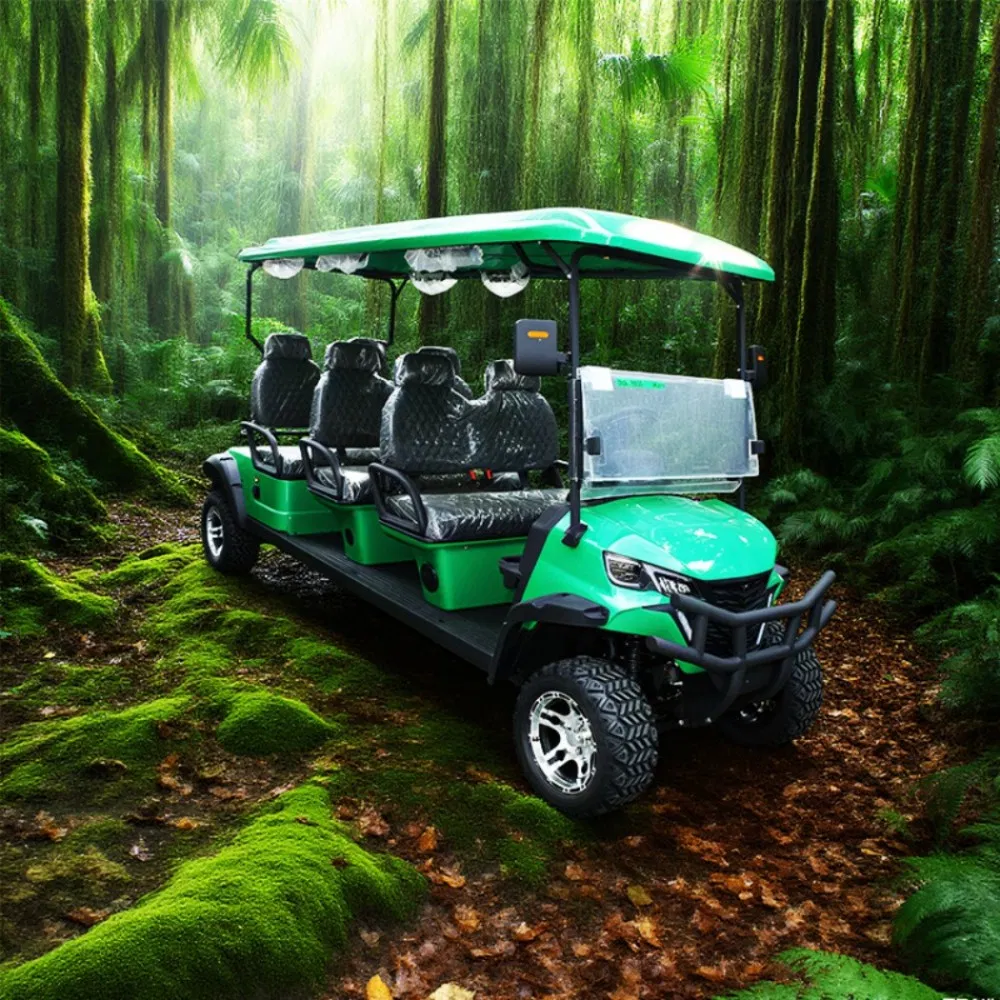 Modern Hot Sale Classic Model Golf Carts Gas Powered 6 Seater Gas Power Enclosed Golf Cart Gas-Powered Golf Cart