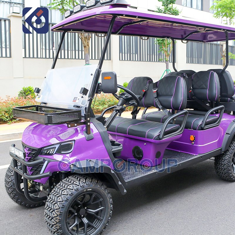 6 Seater Utility Vehicle Electric Golf Cart Factory Direct Golf Carts Gas Powered