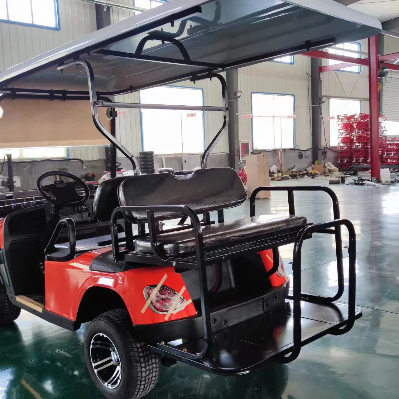 Electric 2 Antique Caddy Work Luxury SUV AC Huizhou Carts Clock Raised 16 Person Cup Holder Solar Roof Germany 4X4 10 Golf Cart