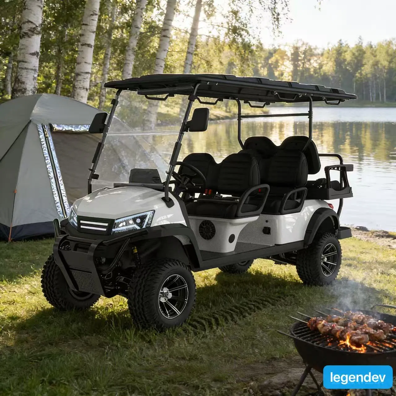 Wholesale Street Legal Lsv 4+2 Seater Electric Golf Buggy Color Options