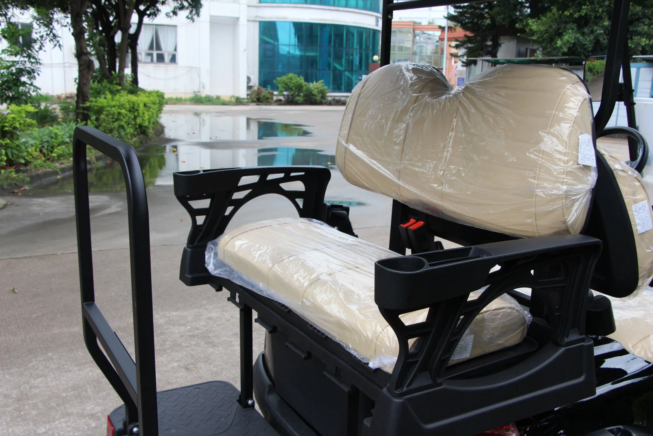 Luxury 2+2 Seater Factory Direct 4 Wheel Lithium Electric Hunting Golf Cart