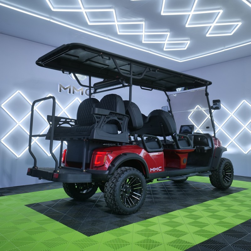 Electric Golf Cart for Sightseeing with Multi-Media System, 3-Point Safety Belts