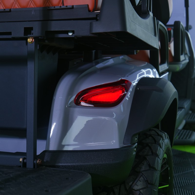 Electric Golf Cart for Sightseeing with Multi-Media System, 3-Point Safety Belts