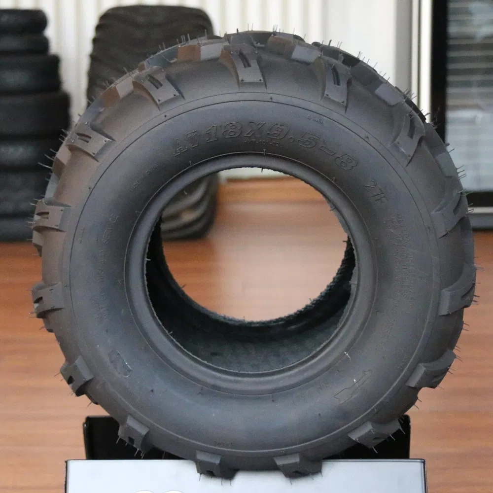 ATV/UTV (18X9.50-8) Tubeless Tire Wheelbarrow Tire for Lawnmower Golf Cart Utility Cart Garden Wagon Snowblower with ISO-9001/DOT/CCC/E-MARK