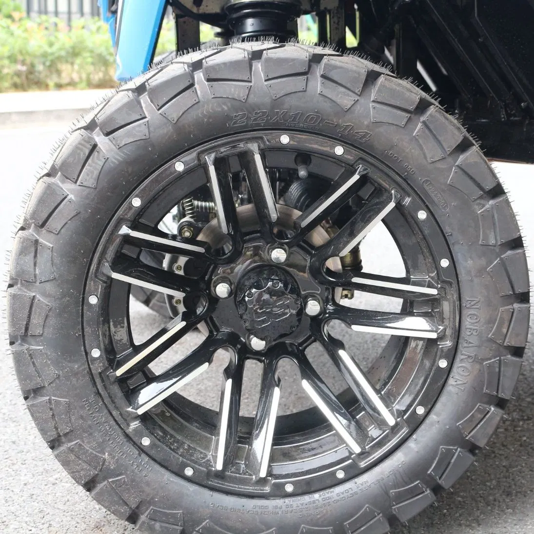 Golf Cart Passenger Car Wheels Tires Hubs Sport Rim 14inch Alloy Wheel with Tire