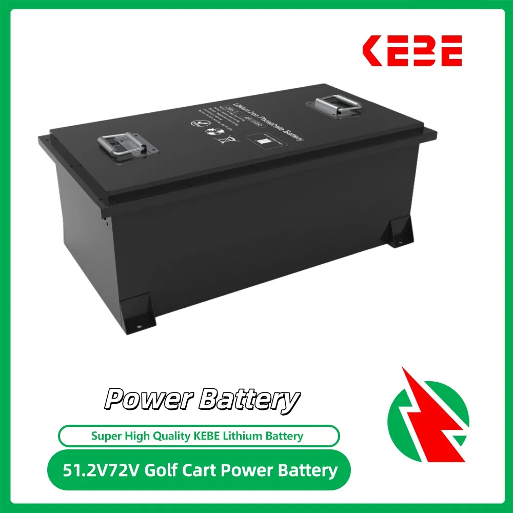 51.2V 150ah Golf Cart LiFePO4 Battery Pack Rechargeable 72V76.8V105ah 51.2V100ah 105ah OEM Lithium Battery