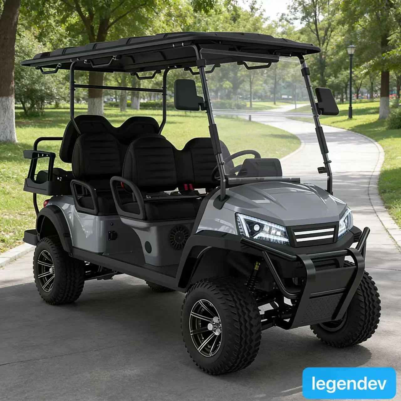 Best Price Street Legal Lsv 4+2 Seater Electric Golf Buggy From China