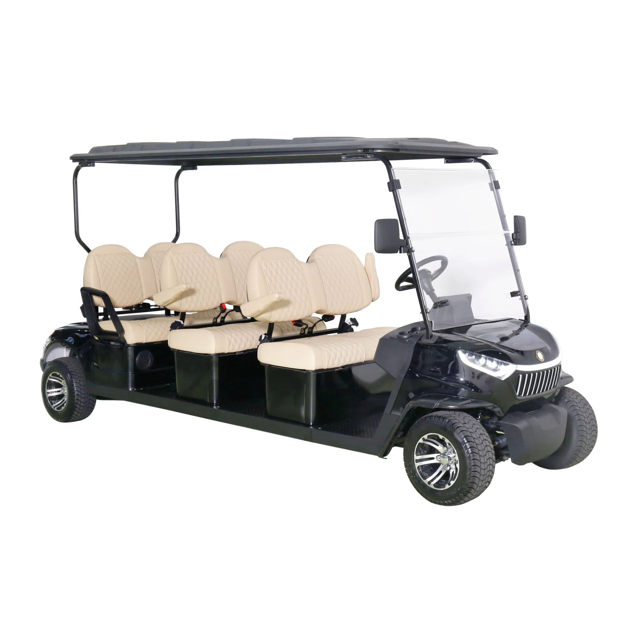 Gq06c 6-Seater Electric Golf Cart High-Efficiency 48V AC Motor Long-Range Comfort Design