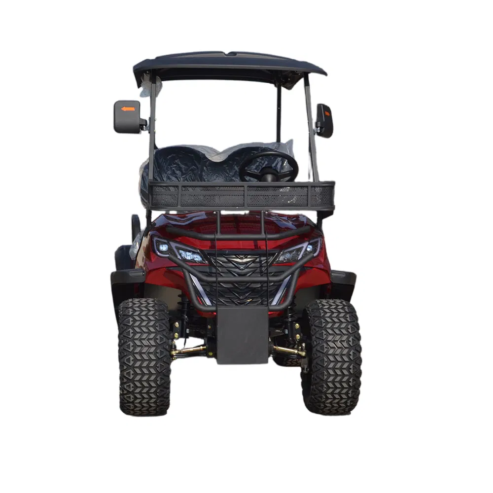 Efficient Customizable Electric Golf Cart with Luxury 2 Seat Design