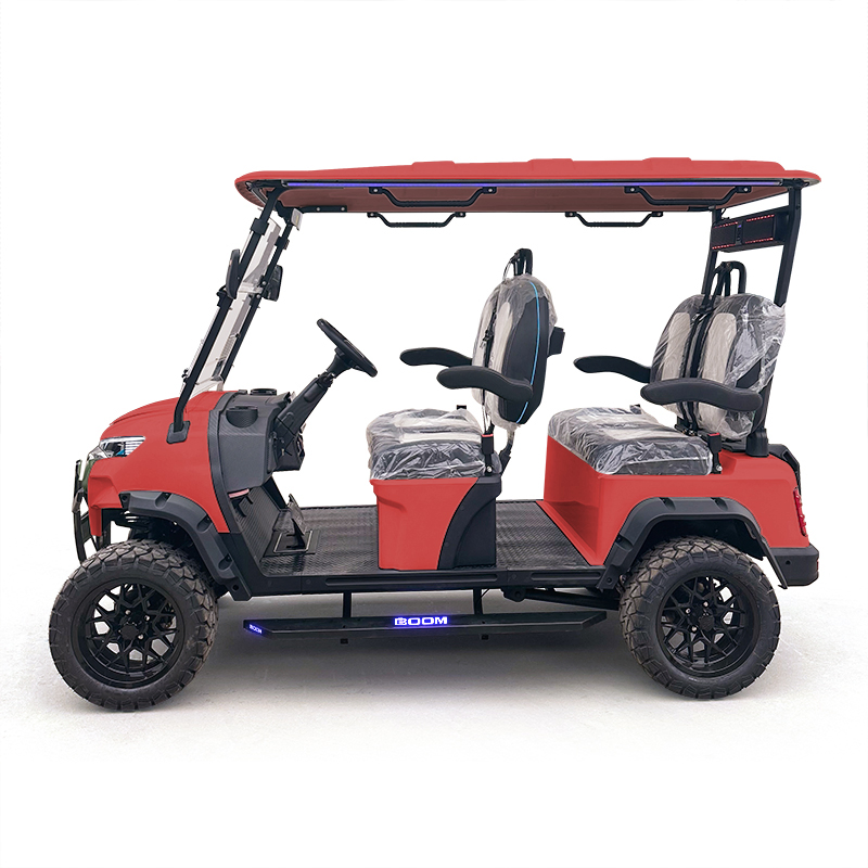 4-Seat Lithium Battery Electric Golf Cart - Custom Color Options