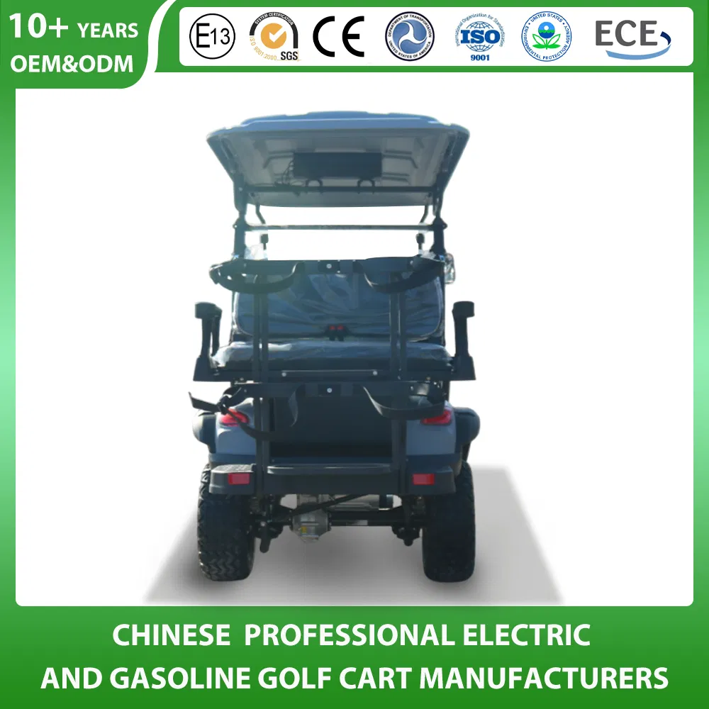 China Golf Cart Manufacturer Hot Sale 2+2/2/4/6/8 Seater/Passenger 14 Inch Wheel Lifted Electric Club Car Utility off Road Buggy for Resort/Beach/Outdoor/Sights